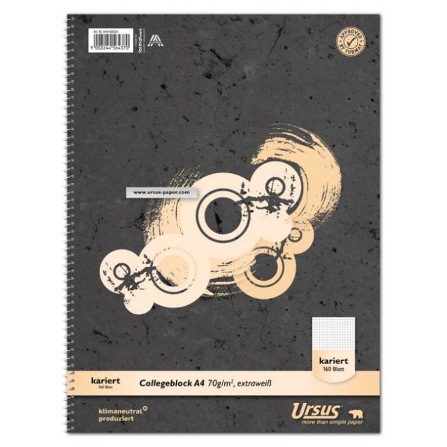 Blok College Format Werk Ursus Basic A4 80 listov štvorčekový 70g_1
