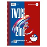 Blok College Format Werk Ursus A4 40 listov linajkový, 40 listov štvorčekový 70g_1