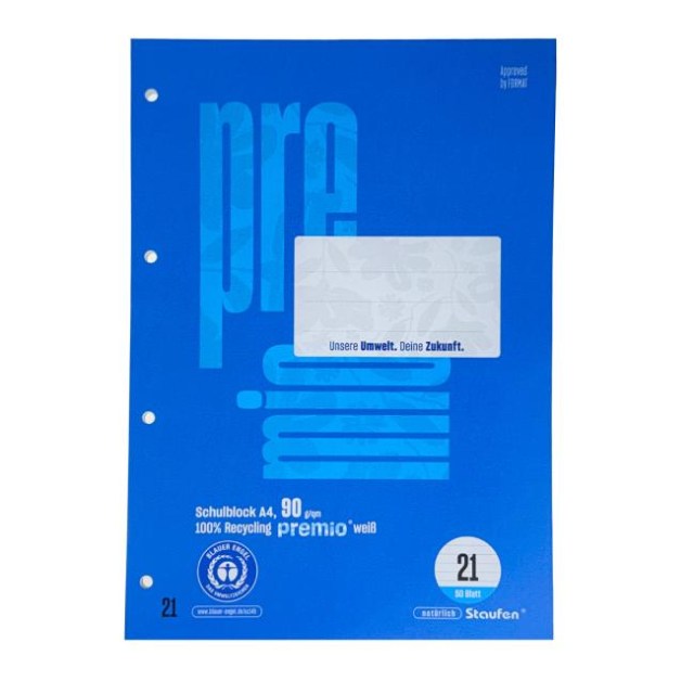 Blok College Format Werk Premio A4 50 listov linajkový 90g_1