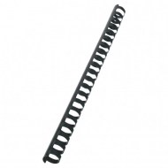 Plastové hrebene GBC 21R 19mm čierne_1
