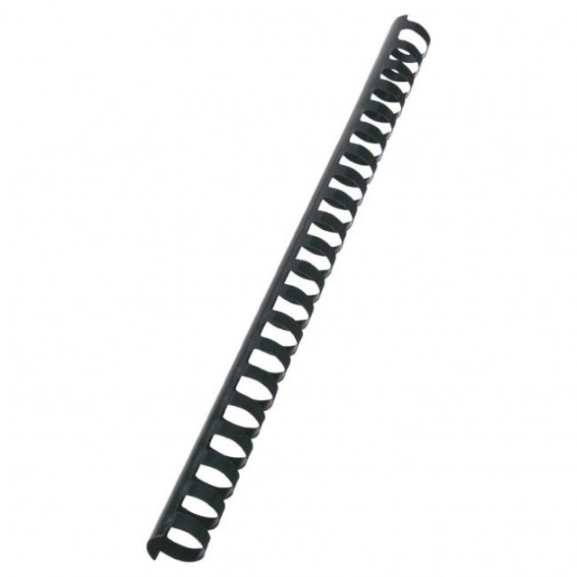 Plastové hrebene GBC 21R 19mm čierne_1