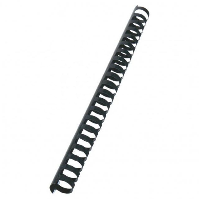 Plastové hrebene GBC 21R 22mm čierne_1
