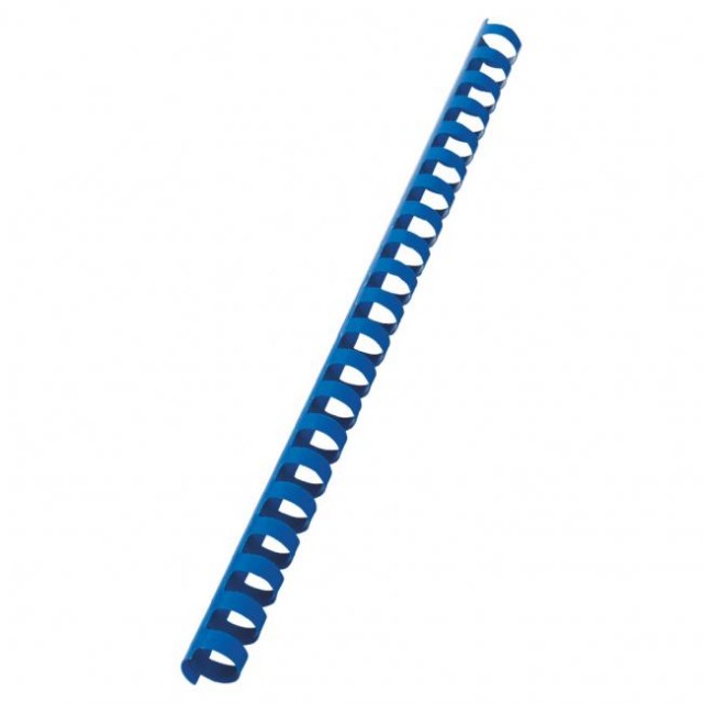 Plastové hrebene GBC 21R 19mm modré_1
