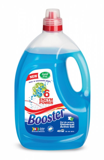 BOOSTER -  3l -  gél na pranie bielych a farebných tkanín so systémom ochrany farieb HY90_