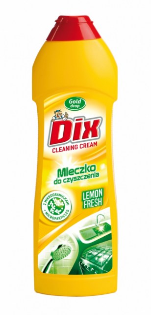 DIX Citrus, Tekutý prášok, piesok s abrazívom, žltý 700 g - 500 ml_1