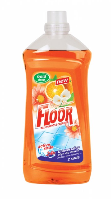 FLOOR  Kvet pomaranča 1,5 L, univerzálny prípravok na umývanie podláh a dlažieb_1