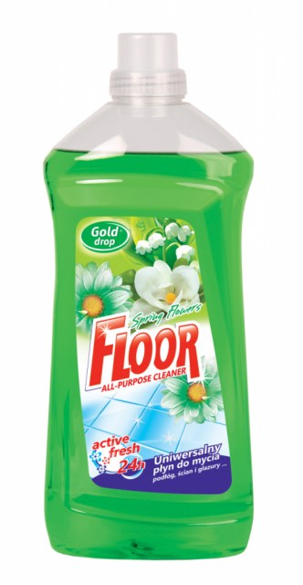 FLOOR spring 1,5 L, univerzálny prípravok na umývanie podláh, obkladov a dlažieb_1