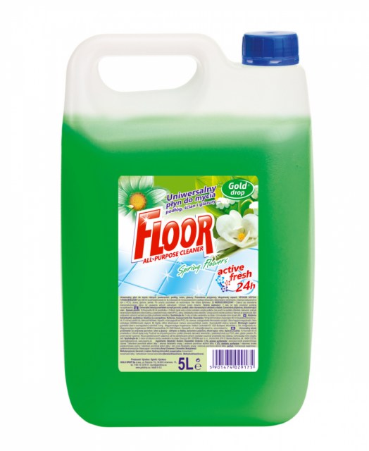 FLOOR spring 5 L, univerzálny prípravok na umývanie podláh, obkladov a dlažieb_1