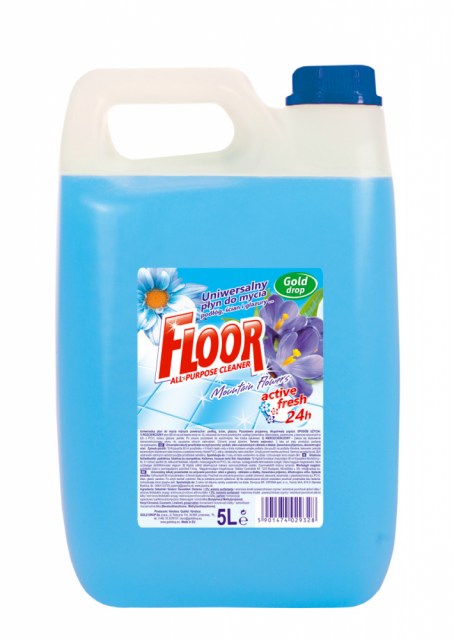FLOOR horské kvety 5 L, univerzálny prípravok na umývanie podláh, obkladov a dlažieb_1