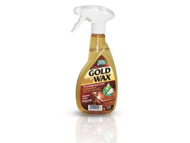 GOLD WAX rozprašovač 400 ml, na čistenie a ošetrenie nábytku_1