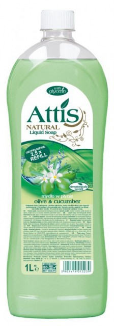 ATTIS NATURAL tekuté mydlo Olív a uhoriek 1 L_1