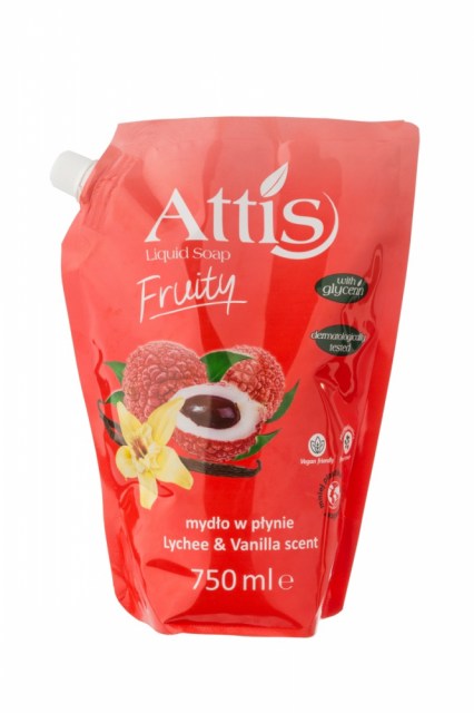 ATTIS tekuté mydlo Liči a Vanilka 750 ml DOYPACK_1