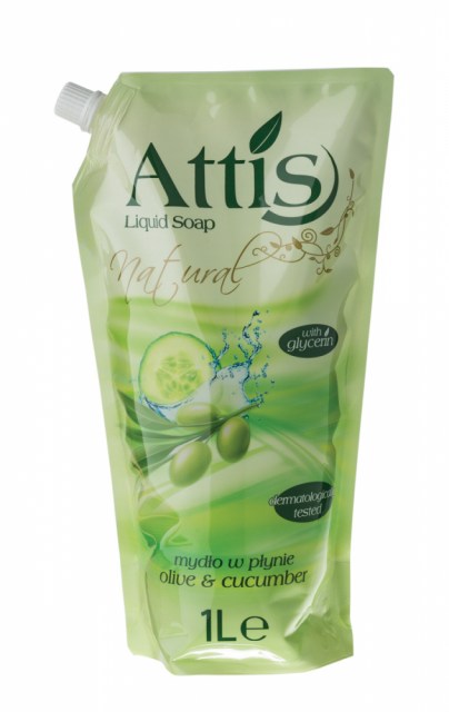 ATTIS tekuté mydlo Olív a uhoriek 1 L DOYPACK_1