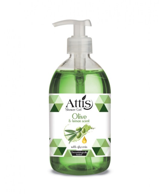 ATTIS Olive & Lemon sprchový gél 0,5l_1