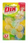 DIX ,,3D,, WC blok závesný Citrón 2-pack 2-pack 2x40g