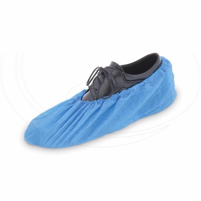 Návlek na obuv (CPE) jednorázový modrý [100 ks]_3