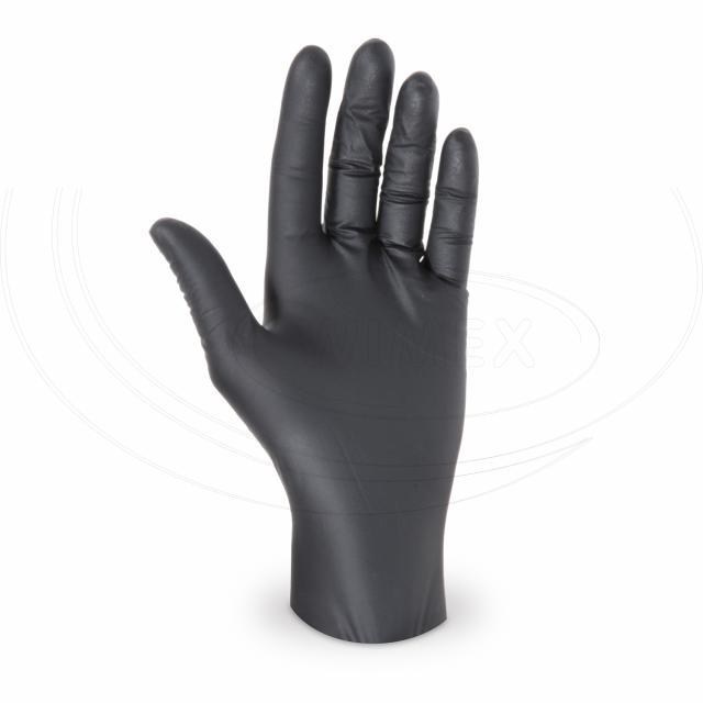 Rukavica (Nitril) nepúdrovaná čierna XL [100 ks]_4