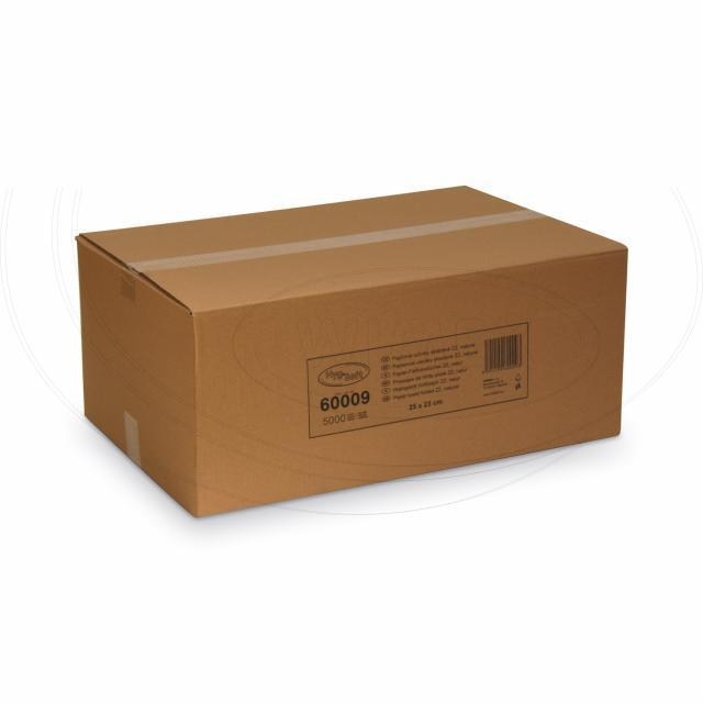 Papierový uterák skladaný ZZ 1vrstvý natural 25 x 23 cm RECY [5000 ks]_2