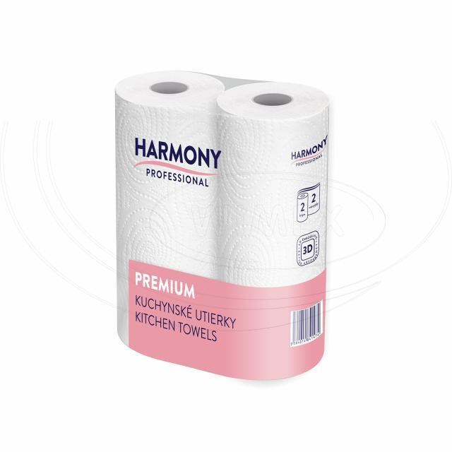 Kuchynská utierka (Tissue) Harmony Professional 2vrstvá 50-útržkov [2 ks] NAHRADA  WIH3220