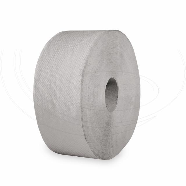 Toaletný papier 1vrstvý s ražbou natural JUMBO O24cm 210m [6 ks]_3