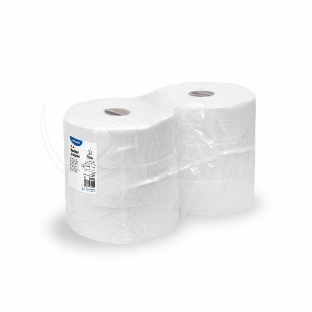 Toaletný papier 2vrstvý biely JUMBO O25cm 240m 1070 útržkov [6 ks]_2