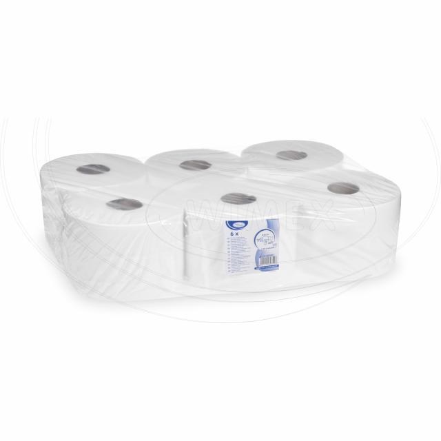 Toaletný papier (Tissue) 2vrstvý biely JUMBO O20cm 13,4cm x 200m [6 ks] (nahrada 472242)_3