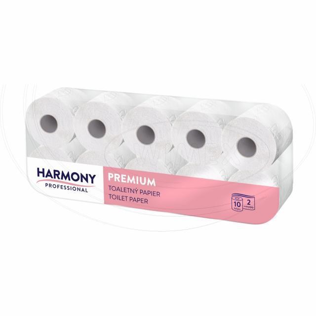 Toaletný papier (Tissue) Harmony Professional 2vrstvý biely 200 útržkov [10 ks]_5
