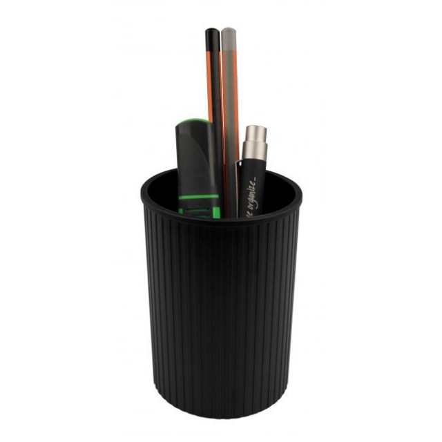 Pohárik na perá Helit Linear čierny_1