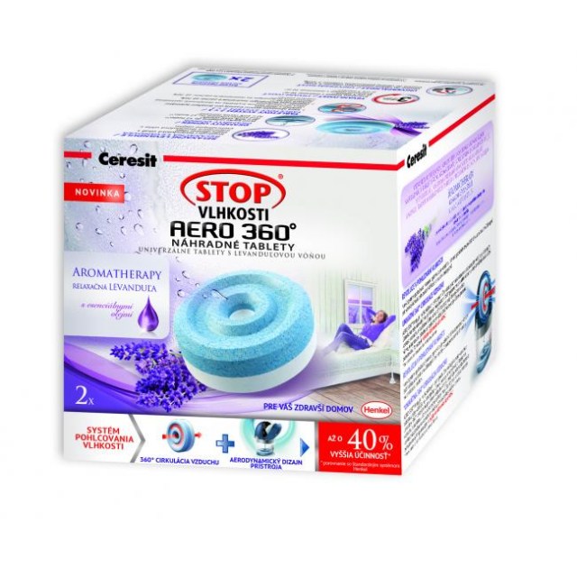 Ceresit Stop vlhkosti - 2tablety AERO levanduľa 2x450g_1