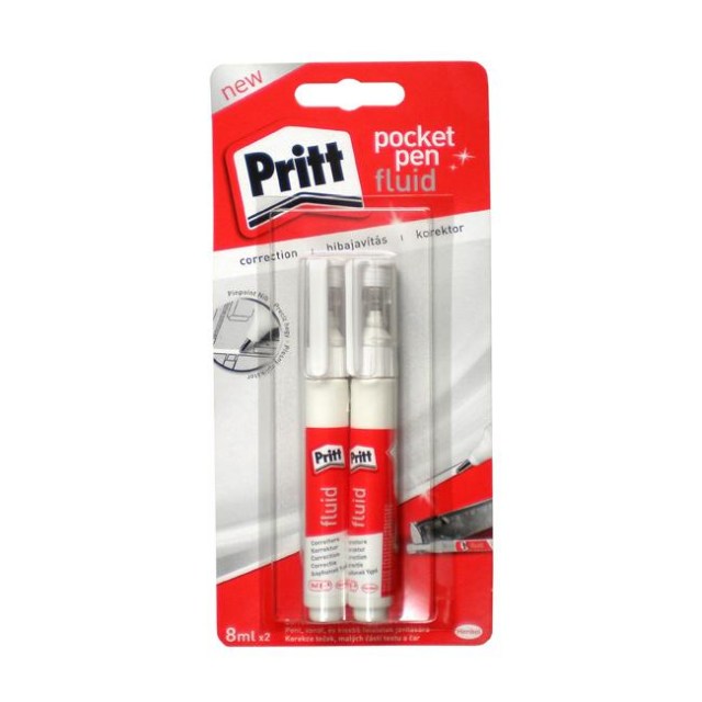 Pero korekčné PRITT POCKET PEN,2x 9 ml_1