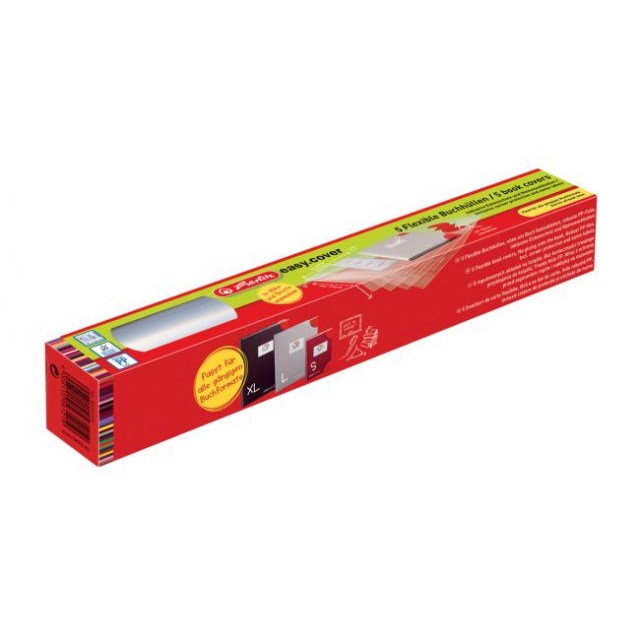 Obal na zošit Herlitz easy cover prispôsobivý 5 ks v krabičke_1
