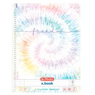 Blok poznámkový Herlitz A4, 80 listov, linajkový, New Batik Freedom_1