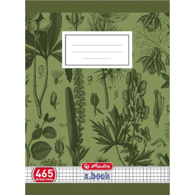 Zošit Herlitz 465 A4 štvorčekový 70g/m2_1