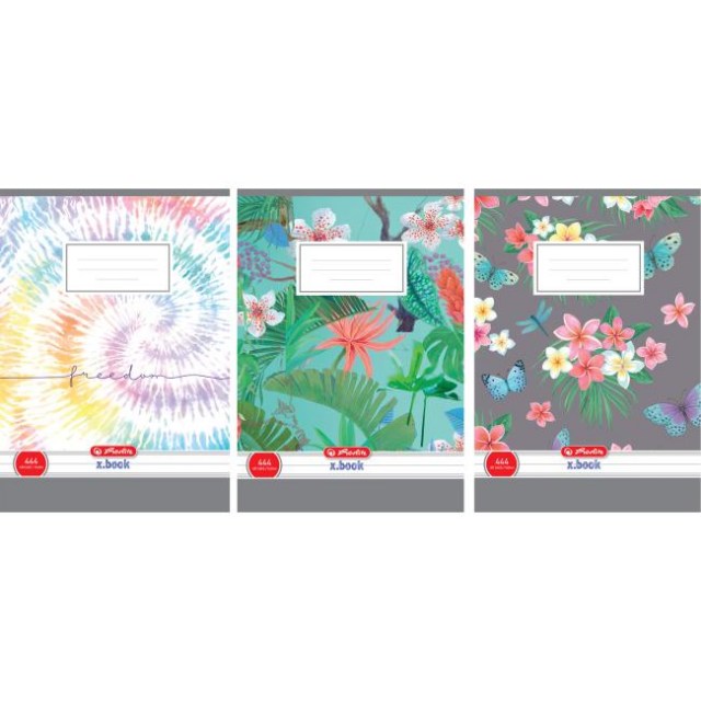 Zošit Herlitz 444 A4 Ladylike New Batik linajkový 70g/m2 mix_1
