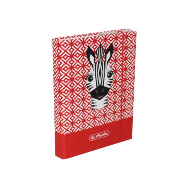 Box na zošity A5 s gumičkou Cute Animals Zebra_1