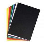 Farebný výkres Herlitz 50x70cm 10 hárkov 300g bordový_1