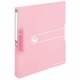 Zakladač 2-krúžkový Herlitz PP 2,5cm transparentný rose_1