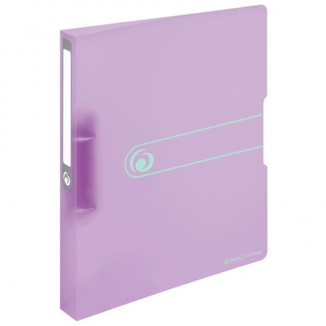 Zakladač 2-krúžkový Herlitz PP 2,5cm transparentný lila_1