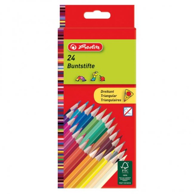 Farbičky Herlitz trojhranné 24 farieb_1