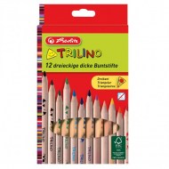 Farbičky Herlitz Trilino trojhranné 12 farieb_1