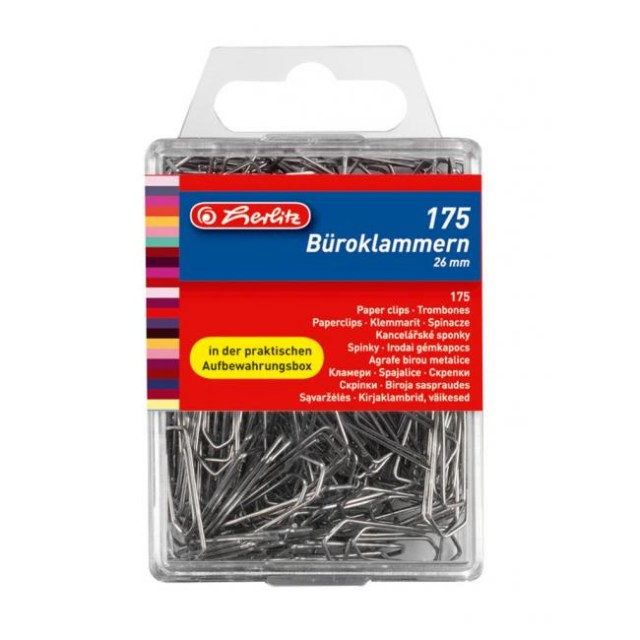 Spisové spony Herlitz 26mm 175ks_1