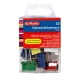 Klipy na dokumenty Herlitz 19mm farebné 10ks_1
