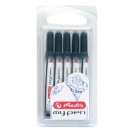 Bombičky do pera Herlitz my.pen 5 ks modré na blistri_1