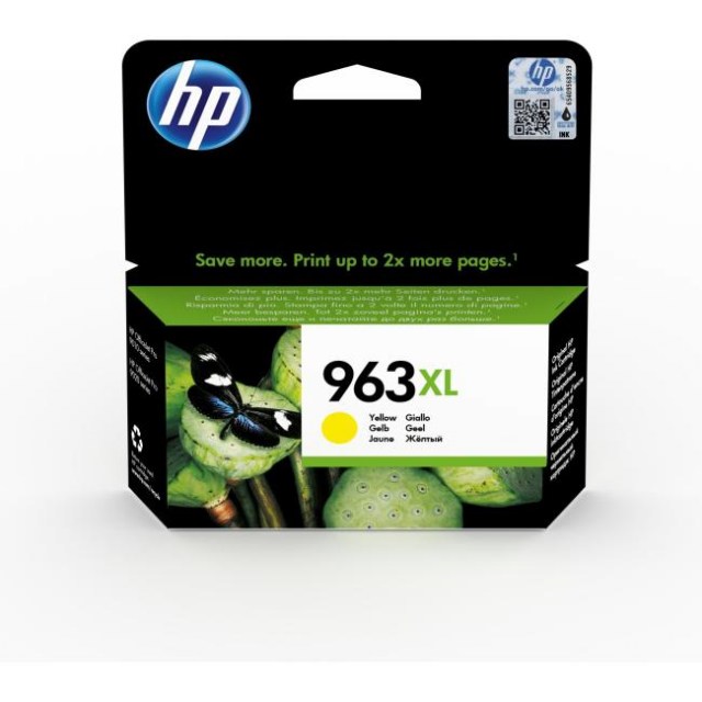 Atramentová náplň HP 3JA29AE HP 963XL yellow XL (1.600 str.) pre OfficeJet Pro 9010/9010e/