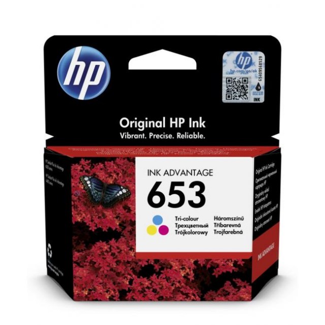 Atramentová náplň HP 3YM74AE HP 653 color (200 str.) pre DeskJet Plus Ink Advantage 6075/6