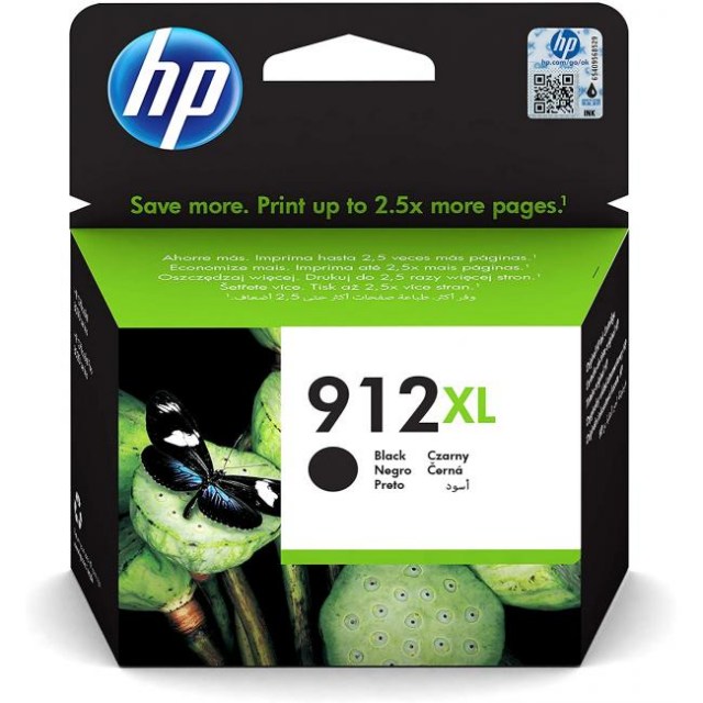 Atramentová náplň HP 3YL84AE HP 912XL black XL (825 str.) pre Officejet 8012e/8013/Pro 802