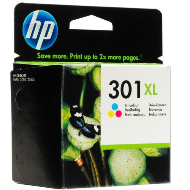 Atramentová náplň HP CH564EE HP 301XL color XL (330 str.) pre Deskjet 1050A/1510/2050/2050