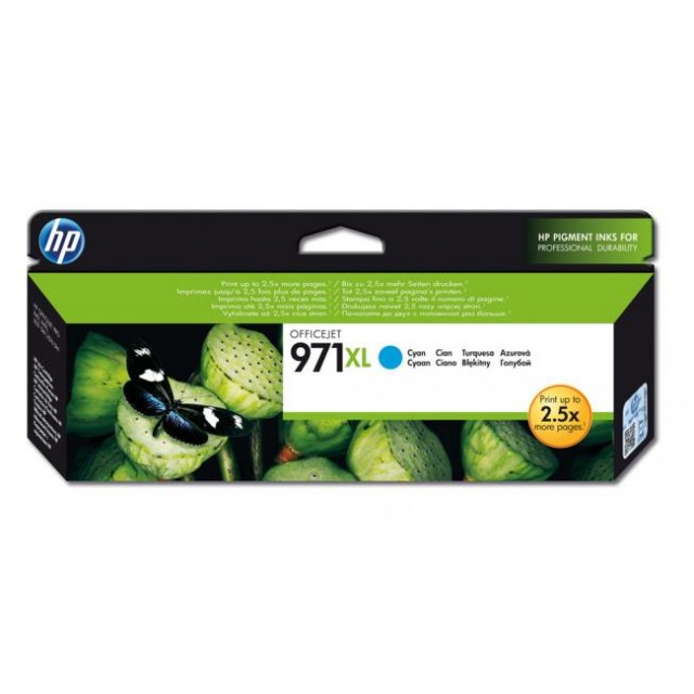 Atramentová náplň HP CN626AE HP 971XL cyan XL (6.600 str.) pre Officejet Pro X451dw/X476dw