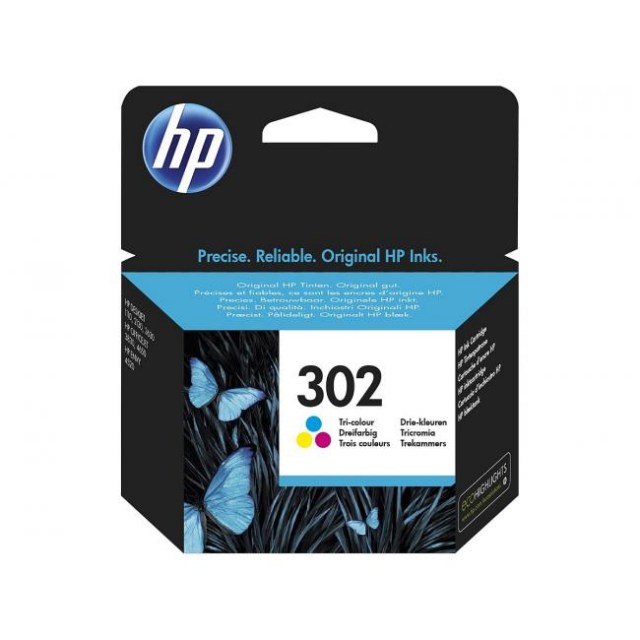 Atramentová náplň HP F6U65AE HP 302 color (165 str.) pre DeskJet 2130/3639/OfficeJet 3830/