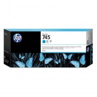 Atramentová náplň HP F9K03A HP 745 cyan (300 ml) pre DesignJet Z2600 PostScript/Z5600 Post